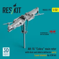 Reskit U32175 AH-1G 'Cobra' main rotor w/ dust&debris defl. 1/32