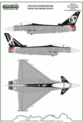 Model Maker Decals D48141 Apennine Eurofighters Part I 1/48