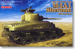 Asuka Model 35-010 M4A1 Sherman Mid-term Type 1:35