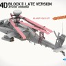 Takom 2608 Американский ударный вертолёт AH-64D Block II Late Version (3D-детали из смолы + 2 фигурки) 1/35
