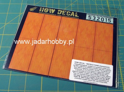 HGW 532015 Light Wood / Yellow / Transparent декаль 1/32