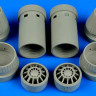 Aires 4641 F/A-18E Super Hornet exhaust nozzles - closed position 1/48