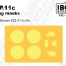 IBG Models M3201 PZL P.11c Painting Mask set 1/32