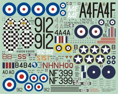4+ Publications MKD-48013 Publ. Fairey Swordfish C&amp;M (1/48 decals)