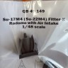 Quickboost QB49149 Su-17/22M4 fitter-k radome w/ air int. (HBB) 1/48