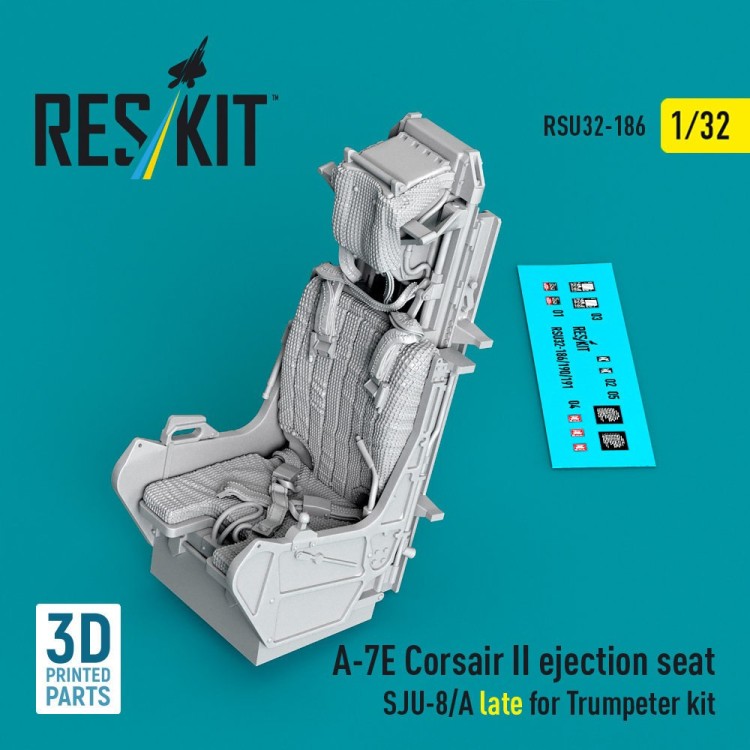 Reskit U32186 A-7E Corsair II ej.seat SJU-8/A late (TRUMP) 1/32