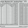 Eduard 72692 SET Super Mystere B.2 landing flaps (SP.HOB.)