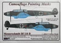 AML AMLM73044 Camouflage Mask Messerschmitt Bf 110 B 1/72