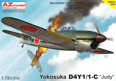 Az Model 78041 Yokosuka D4Y1/1-C 'Judy' (4x camo) 1/72