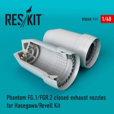 Reskit RSU48-0111 Phantom (FG.1/FGR.2) closed exh.nozzles (HAS) 1/48