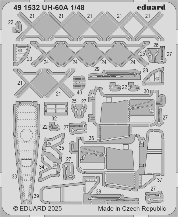 Eduard 491532 SET UH-60A (ICM) 1/48