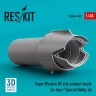 Reskit U48348 Super Mystere B2 early exh. nozzle (AZUR/SPH) 1/48