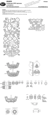 New Ware NWA-M1291 Mask B-26C Marauder EXPERT (ICM 48323) 1/48