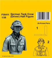 CMK F35411 German Tank Crew - Driver (half-figure) 1/35