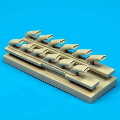 QuickBoost QB32010 Bf 109G-6 exhausts 1/32