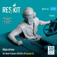 Reskit F72066 Male driver for Deck Tractor A/S32A-49 type 1 1/72