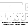 Trumeter 01098 Американский тягач M1088 FMTV с радаром AN/TPY-2 X диапазона 1/35