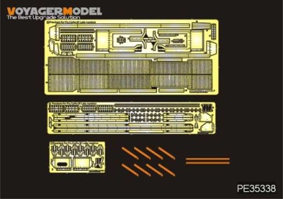 Voyager Model PE35338 WWII German Pz.KPfw.III L-N Version/StuG.III F8 Version Fenders (For DRAGON) 1/35