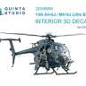 Quinta studio QD48695 AH-6J/MH-6J Little Bird (ICM) 1/48