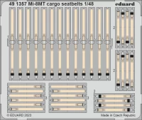 Eduard 491357 SET Mi-8MT cargo seatbelts STEEL (TRUMP) 1/48