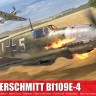 Airfix 01008B Messerschmitt Bf-109E-4 Aircraft flown by Unteroffizier Hans-Georg Schulte, 7. Jagdgeschwader 53, Le Touquet, France, September 1940. (A) 1/72
