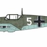 Airfix 01008B Messerschmitt Bf-109E-4 Aircraft flown by Unteroffizier Hans-Georg Schulte, 7. Jagdgeschwader 53, Le Touquet, France, September 1940. (A) 1/72