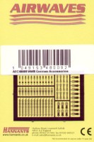 Airwaves (etched) AEC48009 WWII German seatbelts and buckles assorted styles and sizes 1/48