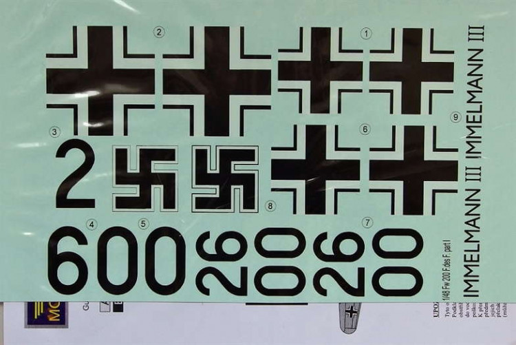 LF Model C48129 Decals Focke Wulf Fw 200 Condor (TRUMP) I. 1/48