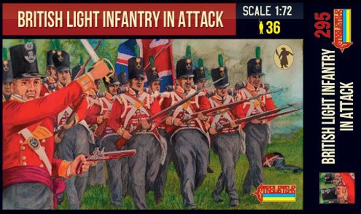 Strelets STR29572 British Light Infantry in Attack Napoleonic era 1/72