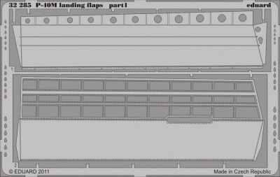 Eduard 32285 P-40M landing flaps