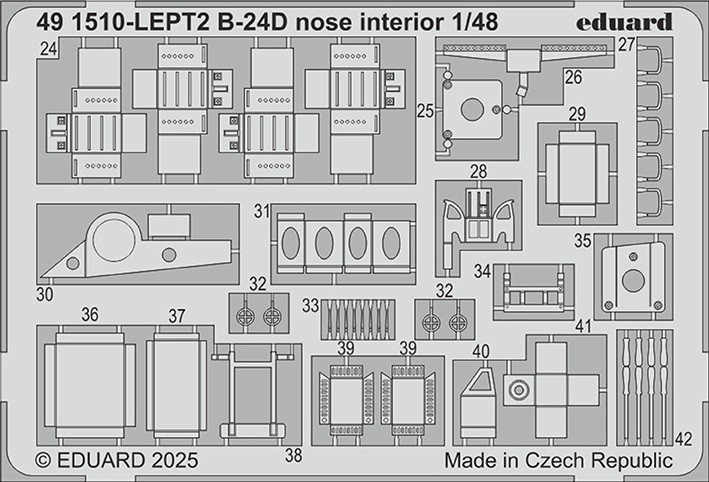 Eduard BIG49449 B-24D part I (HOBBYB) 1/48