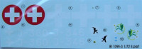 LF Model C7261 Decals Bf 109 over Swiss - Part II. 1/72