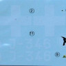 LF Model C7261 Decals Bf 109 over Swiss - Part II. 1/72