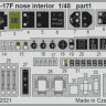 Eduard 491181 B-17F nose interior (HKM) SET 1/48