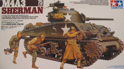 Tamiya 35250 M4A3 Sherman Frontline breakthrough 1/35