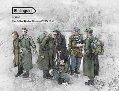 Stalingrad 3290 German POWs 1945 - Big Set 1/35