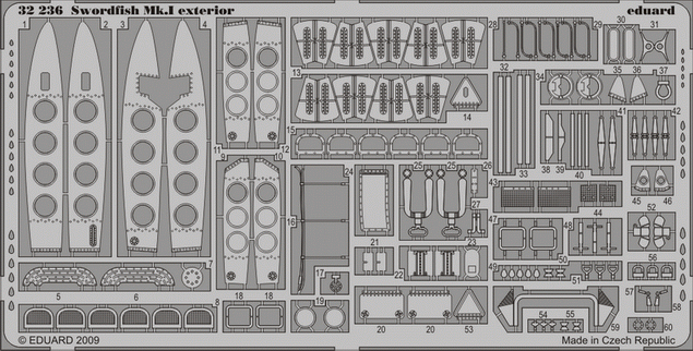 Eduard 32236 Swordfish Mk.I exterior TRU