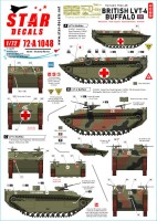 Star Decals 72-A1048 British LVT-4 Buffalo. British Buffaloes in Holland 1944-45.Walcheren, West Kapelle, South Beveland, Arnhem 1/72