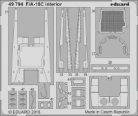 Eduard 49794 F/A-18C interior 1:48