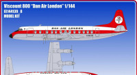 Восточный Экспресс 144139-8 Viscount 800 DAN AIR LONDON ( Limited Edition ) 1/144
