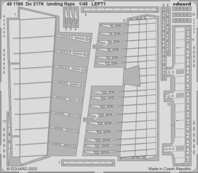 Eduard 481168 SET Do 217K landing flaps (ICM) 1/48