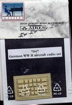 Aires 7047 German aircrafts radio set 1/72