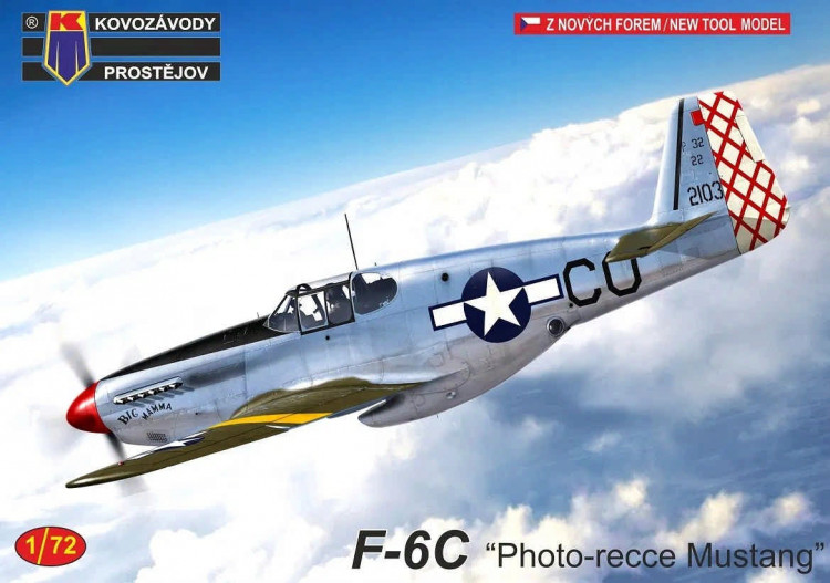 Kovozavody Prostejov 72246 F-6C 'Photo-recce Mustang' (3x camo) 1/72