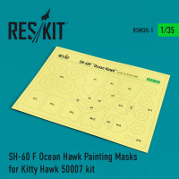 Reskit RSM35-0001 SH-60 F Ocean Hawk Painting Masks (KITTYH) 1/35