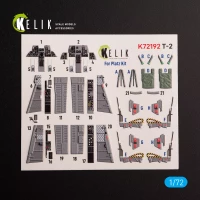 Reskit K72192 T-2 Advanced Trainer - interior 3D (PLATZ) 1/72