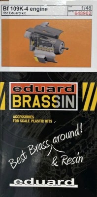 Eduard 648902 BRASSIN Bf 109K-4 engine 1/48