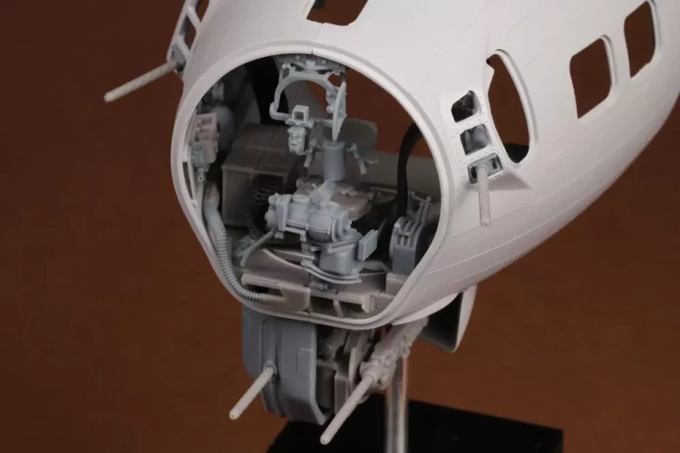 Sbs Model RF3201 B-17G Bombard.posit.& Chin turret upgrade set 1/32