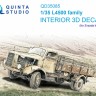 Quinta Studio QD35085 L4500 family (Zvezda) 3D Декаль интерьера кабины 1/35