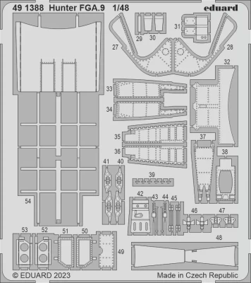 Eduard 491388 SET Hunter FGA.9 (AIRF) 1/48