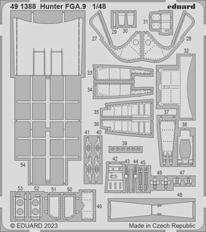 Eduard 491388 SET Hunter FGA.9 (AIRF) 1/48